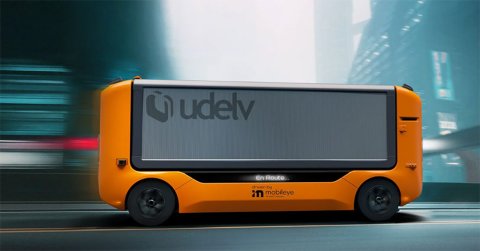 Közel 1000 kilónyi árut képes mozgatni a most bemutatott autonóm futárjármű