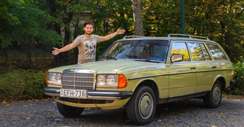 Kopottas, büszke öregúr: Mercedes-Benz S123 300TD 1985 - Tesztvideó