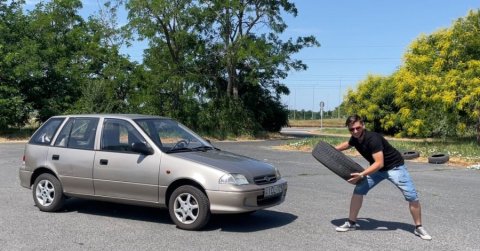 Az egyik legolcsóbb és legtartósabb népautó: Suzuki Swift 1.0 2002 - Tesztvideó
