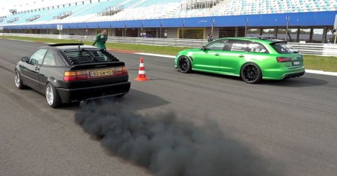 Mozdonyként füstöl ez a tuningolt dízel Corrado -VIDEÓ
