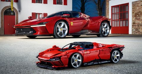 Pusztítóan menő LEGO Technic Ferrarit mutattak be - KÉPEK